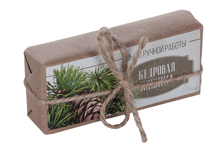 Мыло на основе кедровой живицы