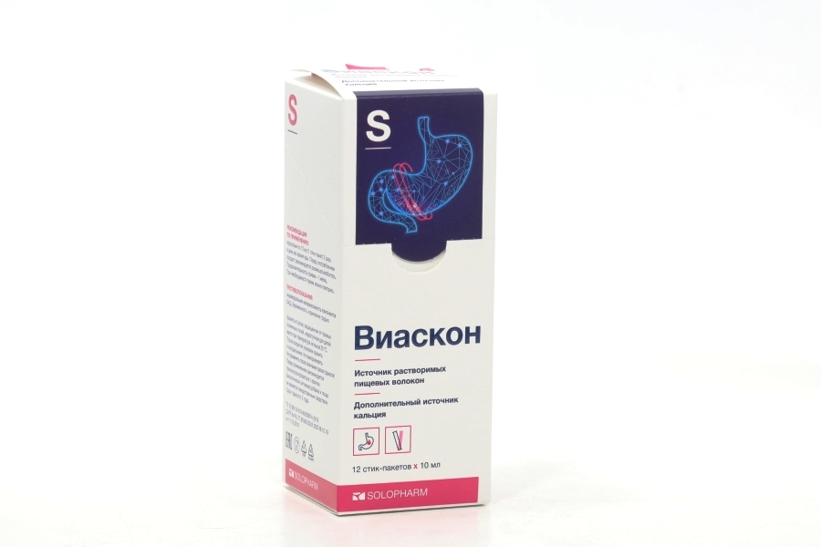 Виаскон, 10 мл, 12 шт, жидкость для приема внутрь Гротекс