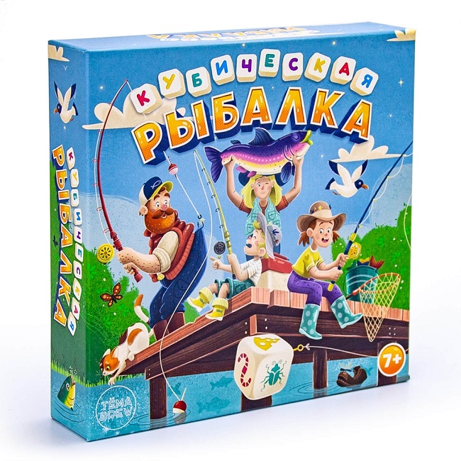 Игра настольная ND Play кубическая рыбалка 7+