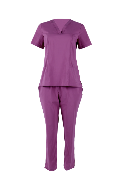 Костюм Med Fashion Lab медицинский женский хиотон грязно-розовый р 46 (164)