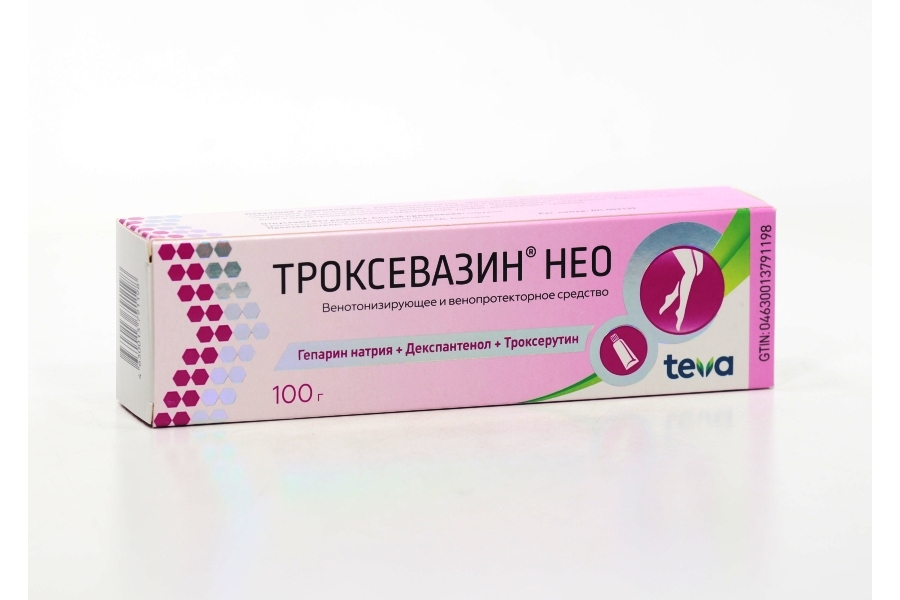 Троксевазин Нео, 100 г, гель для наружного применения
