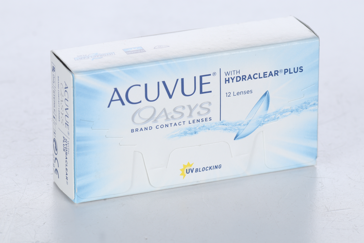 Линзы ACUVUE Oasys with hydraclear plus контактные двухнедельные R 8.8 (диоптрия -7,0), 12 шт