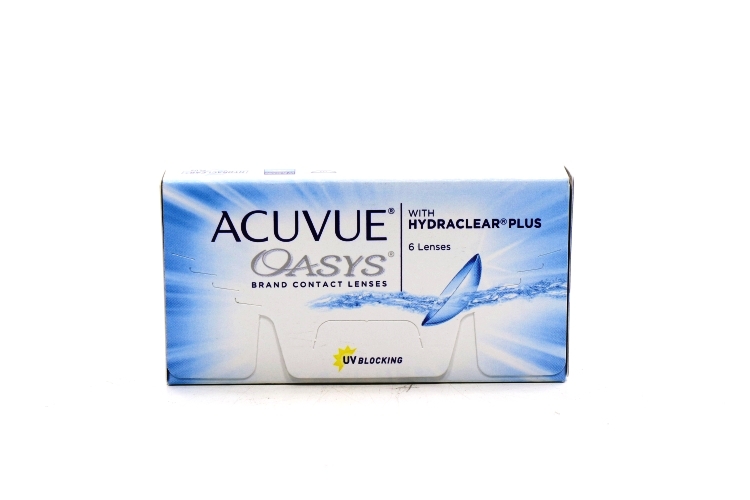 Линзы ACUVUE Oasys with hydraclear plus контактные двухнедельные R 8.4 (диоптрия -9,5), 6 шт