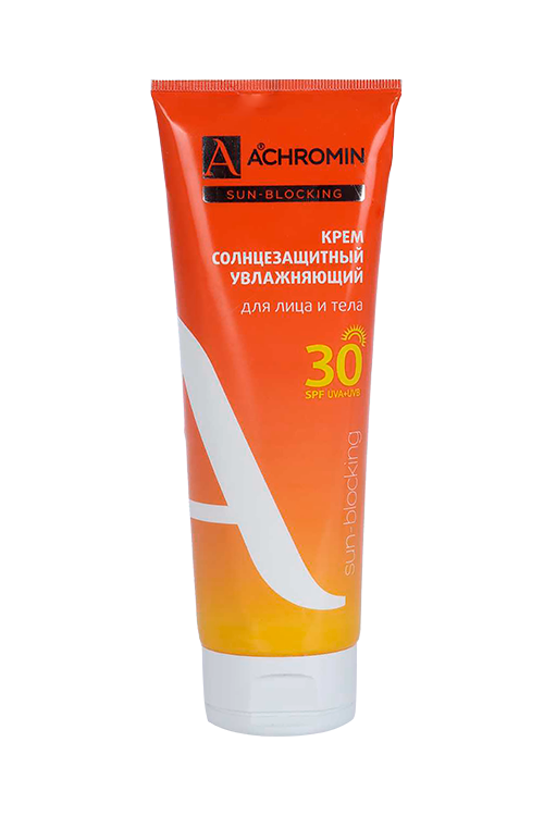 Крем Achromin Sun-Blocking солнцезащитный SPF30 д/лица/тела, 250 мл