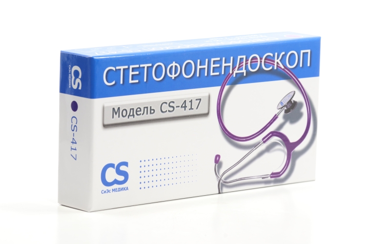 Стетофонендоскоп CS-417, фиолет