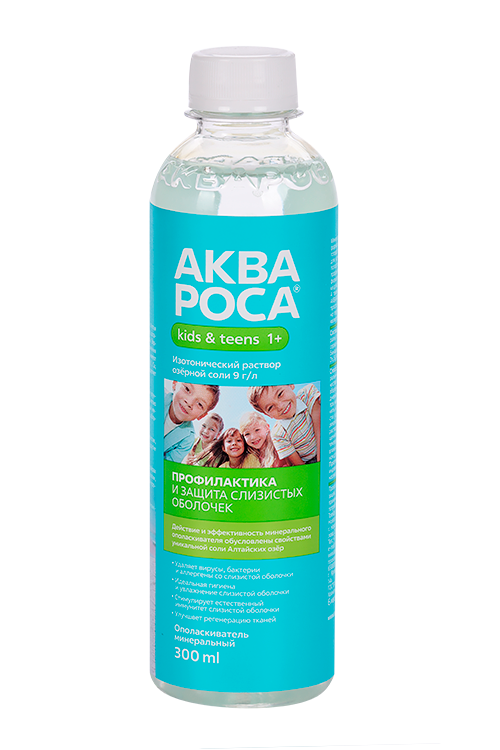 Ополаскиватель АкваРоса изотонический 0.9%, 300 мл