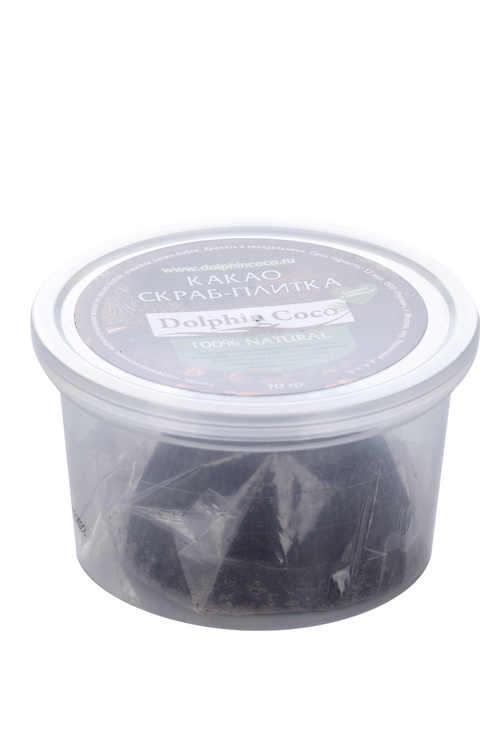 Скраб-плитка DolphinCoco какао, 70 г