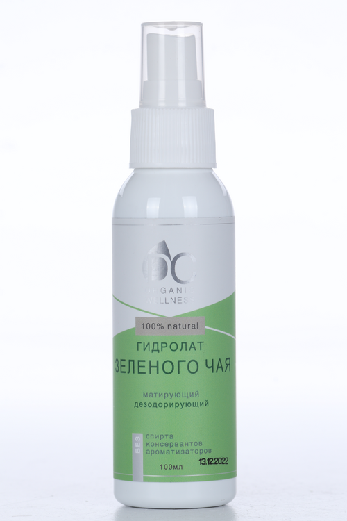Гидролат DolphinCoco зеленый чай DC Organic Wellness, 100 мл