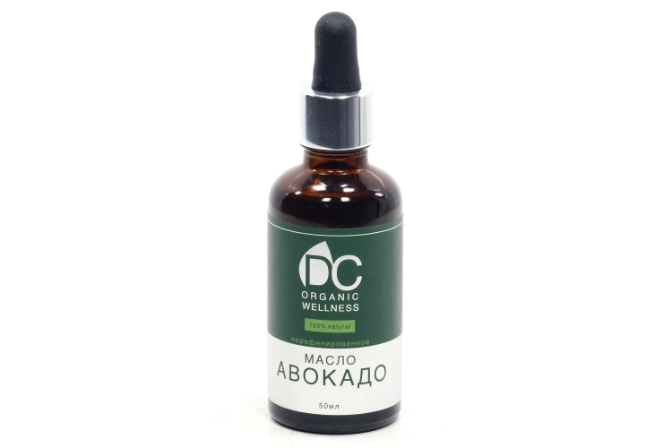 Масло авокадо DolphinCoco DC Organic Wellness стекло/пипетка, 50 мл