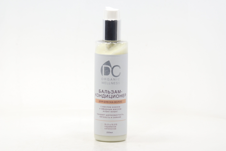 Бальзам-кондиционер DolphinCoco д/блеска волос DC Organic Wellness, 250 мл