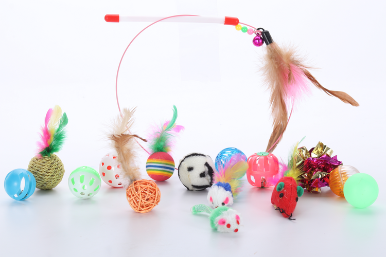 Набор игрушек Чистый котик SET-4 д/кошек 16 шт
