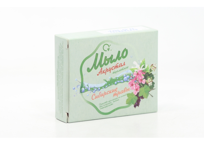 Мыло Акрустал Сибирские травы д/тела, 100 г
