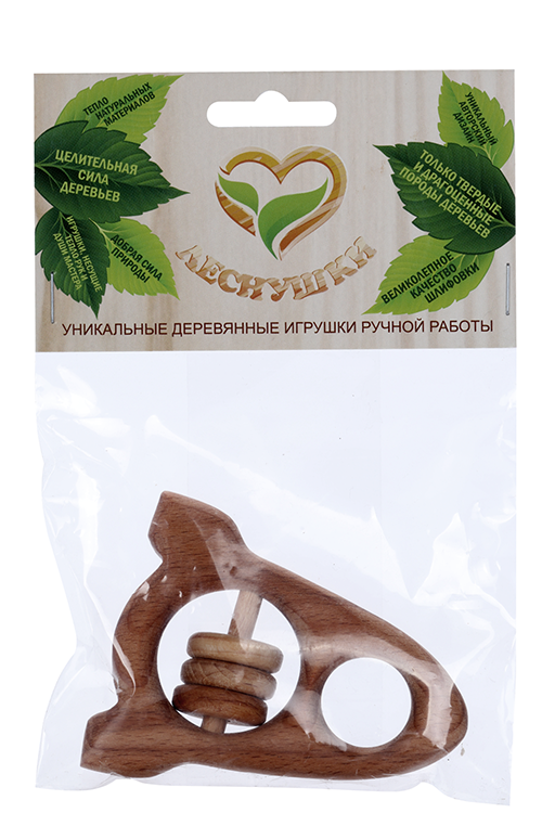 Погремушка-грызунок Леснушки Ракета
