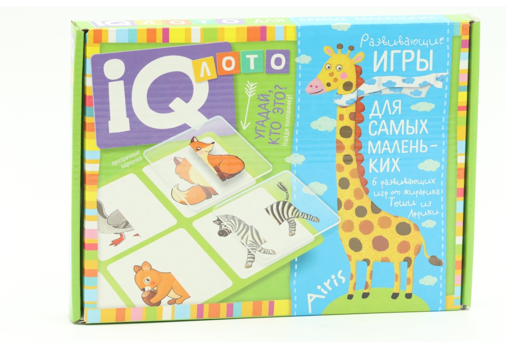 IQ-лото Айрис-Пресс д/малышей угадай кто это 27 карточек