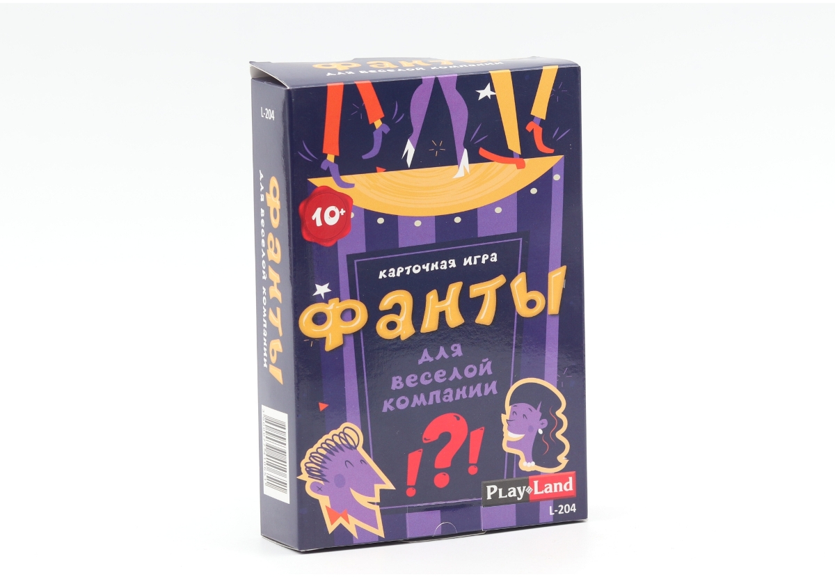 Настольная игра Play Land Фанты д/веселой компании 56 карточек/112 заданий