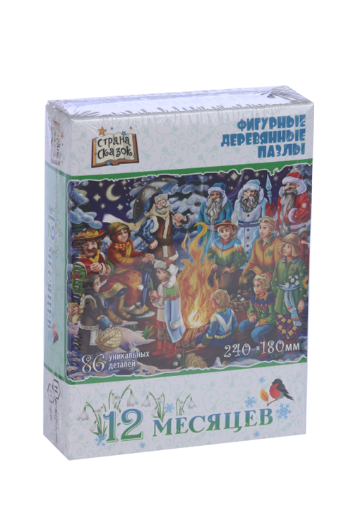 Пазл Нескучные игры страна сказок 12 месяцев 86 элементов