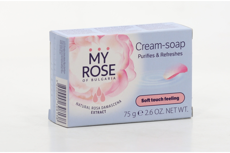 Крем-мыло My Rose of Bulgaria, 75 г