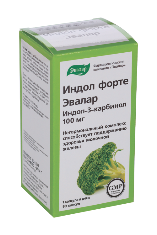 Индол форте, 0,23 г, 90 шт, капсулы