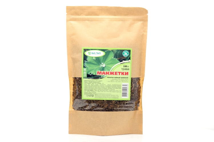 Манжетки обыкновенной трава, 100 г, сырье растительное