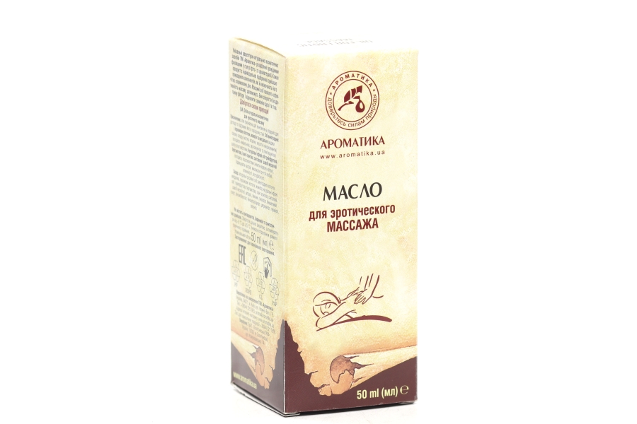 Масло массажное д/эротического массажа, 50 мл, Ароматика