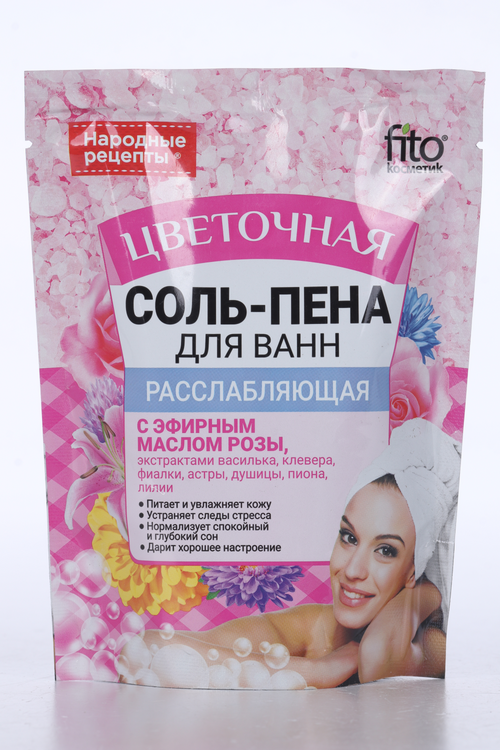 Соль-пена д/ванн Расслабляющая Цветочная, 200 г