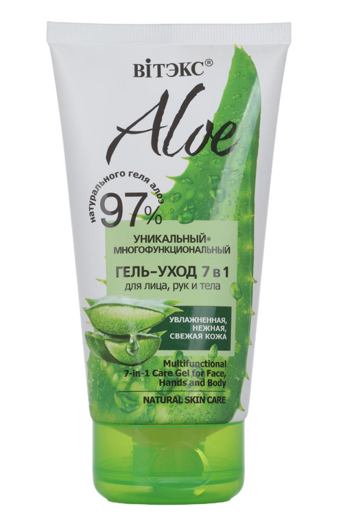 Гель-уход Витэкс ALOE 97% многофункциональный 7в1 д/лица/рук/тела, 150 мл
