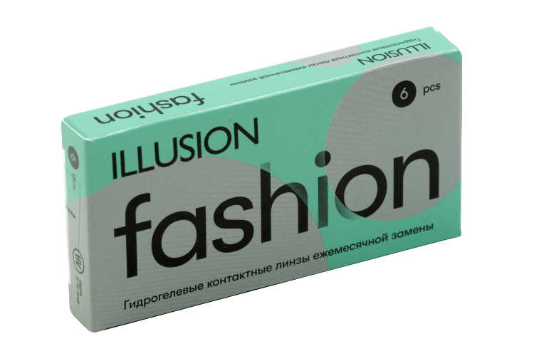 Линзы ILLUSION fashion контактные мягкие (диоптрия -2,75), 6 шт