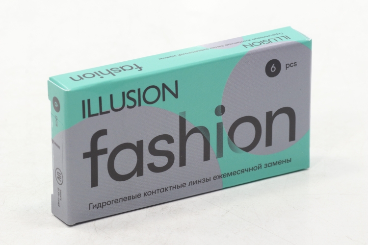 Линзы ILLUSION fashion контактные мягкие (диоптрия -3,0), 6 шт