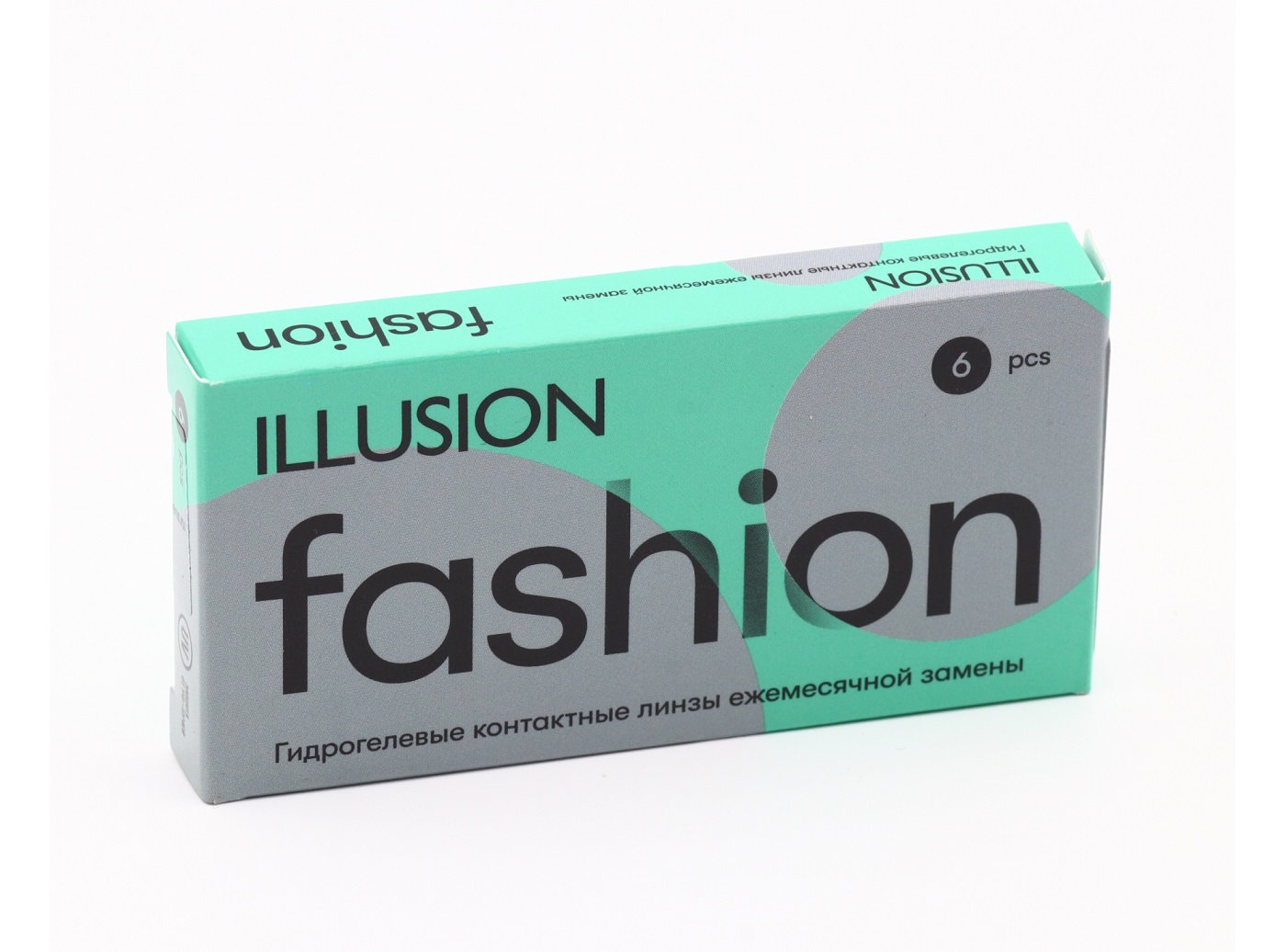 Линзы ILLUSION fashion контактные мягкие (диоптрия -1,0), 6 шт