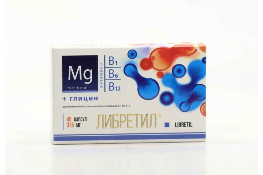 Либретил, 375 мг, 40 шт, капсулы