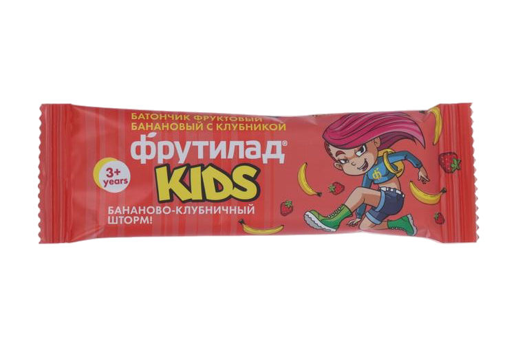 Батончик Фрутилад Кидс бананово- клубничный шторм д/детского питания с 3 лет, 25 г