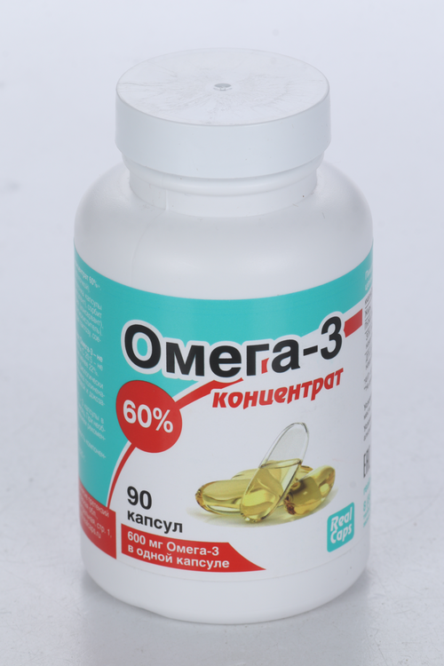 Концентрат Омега-3 60%, 1 000 мг, 90 шт, капсулы