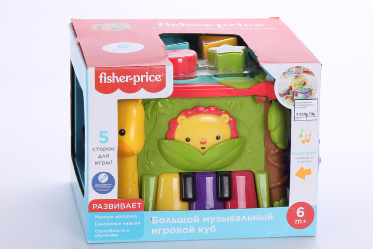 Игрушка Fisher-price большой музыкальный игровой куб