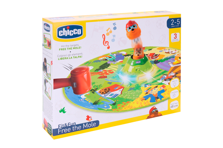 Коврик развивающий игровой Chicco поймай крота