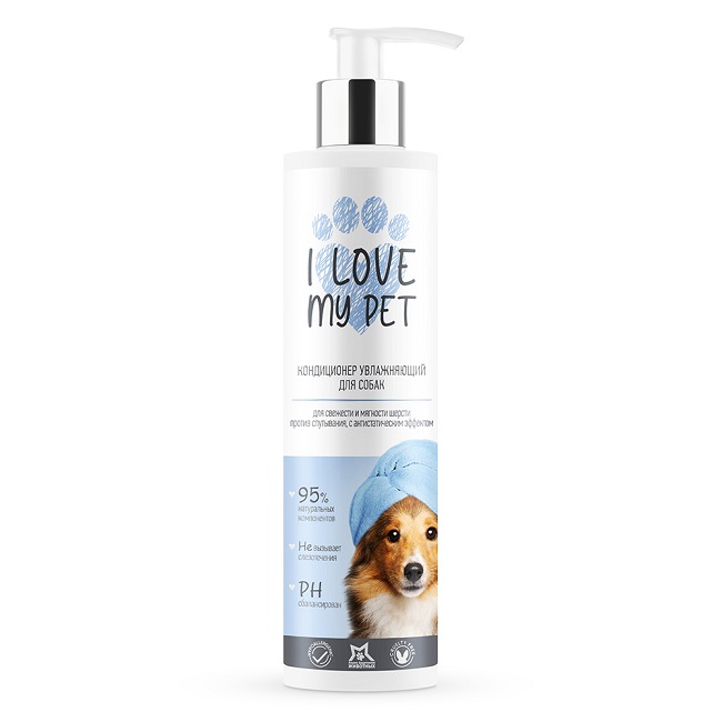 Кондиционер I LOVE MY PET д/шерсти собак увлажняющий 250 г