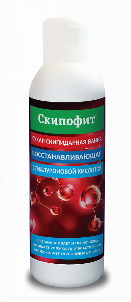 Бальзам Скипофит Восстанавливающая с гиалурон кислотой сухая скипидарная ванна, 150 мл