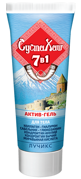 Актив-гель Акулья сила-Акулий жир СустаХаш 7в1 д/тела, 75 мл