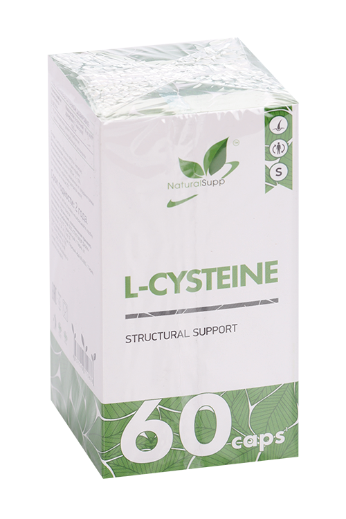 L-Цистеин, 500 мг, 60 шт, капсулы NaturalSupp