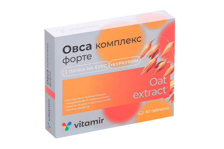 Овес Комплекс Форте, 50 шт, таблетки