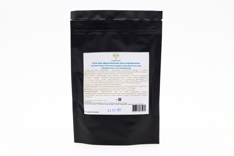 Соль д/ванн Кладовая курорта йодобромная, 200 г