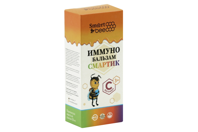 Бальзам Смартик Смарт Би Витаминный Иммуно д/детей, 100 мл