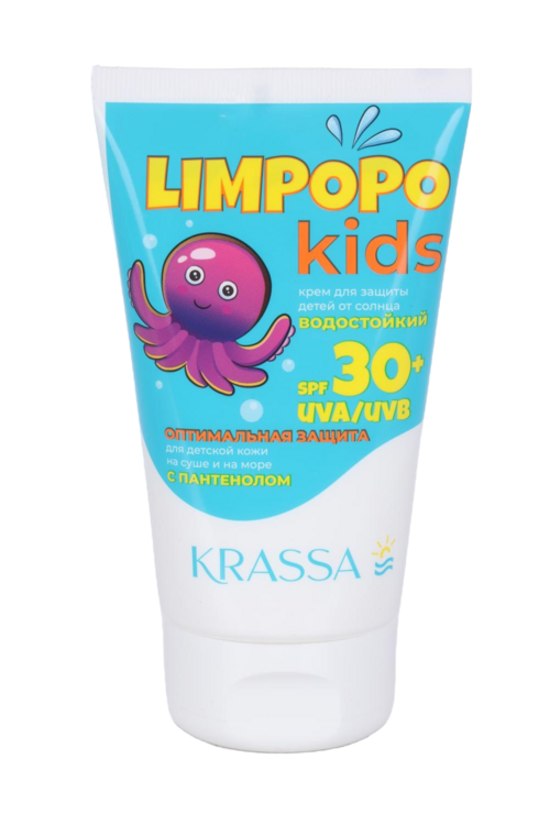 Крем Krassa Limpopo Kids д/защиты детей от солнца SPF 30+, 150 мл