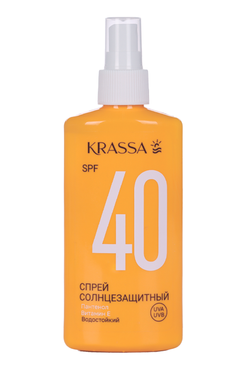 Спрей Krassa солнцезащитный SPF 40, 150 мл