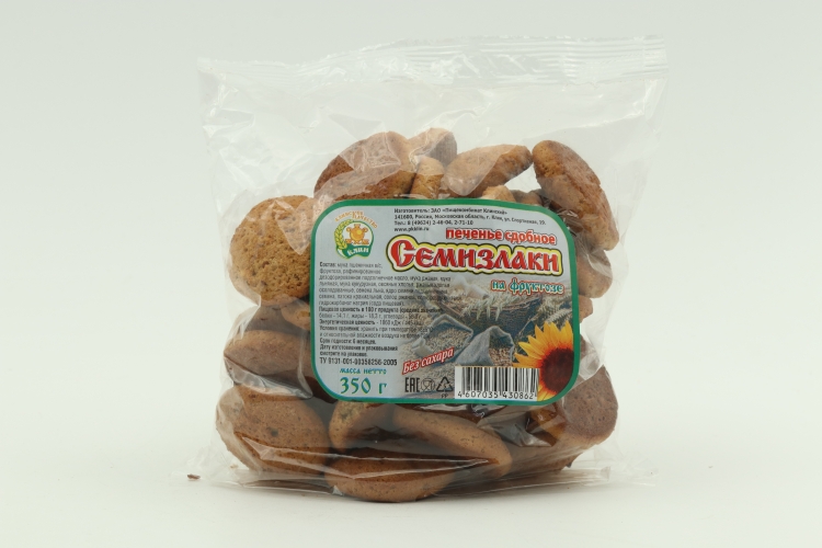 Печенье Семизлаки на фруктозе, 350 г