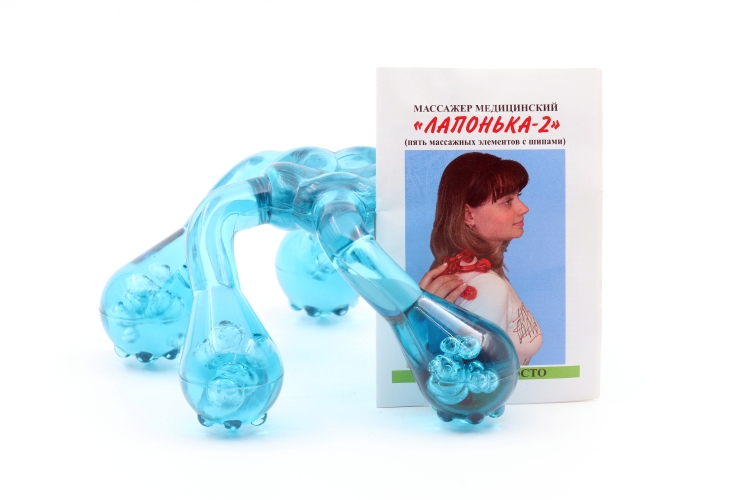 Массажер Торг Лайнс Лапонька-2 с шипами универсальный цвет МИКС