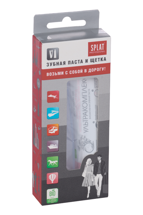 Набор дорожный Splat з/паста Ультракомплекс 40 мл+з/щетка
