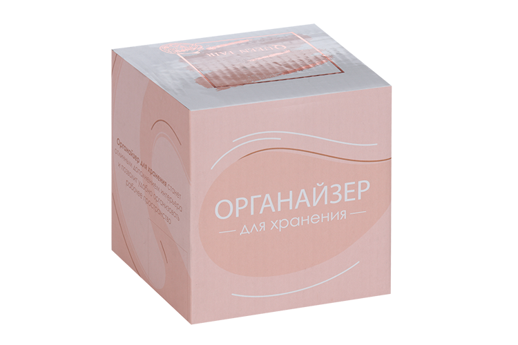 Органайзер Queen fair д/хранения ватных палочек 9,3х13 см цвет прозрачный