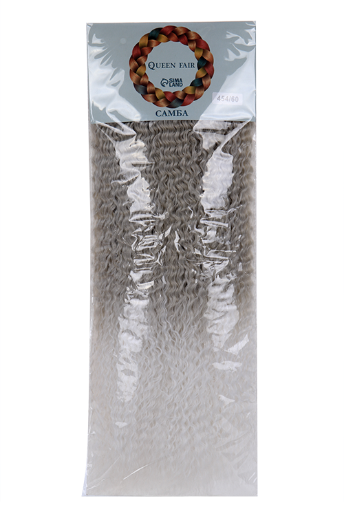 САМБА Афрокудри Queen fair 60 см 270 гр цвет пепельный/белый HKB454/60 Бразилька