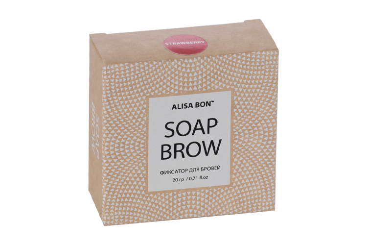 Мыло фиксатор Alisa Bon Soap Brow д/бровей клубника 20 г