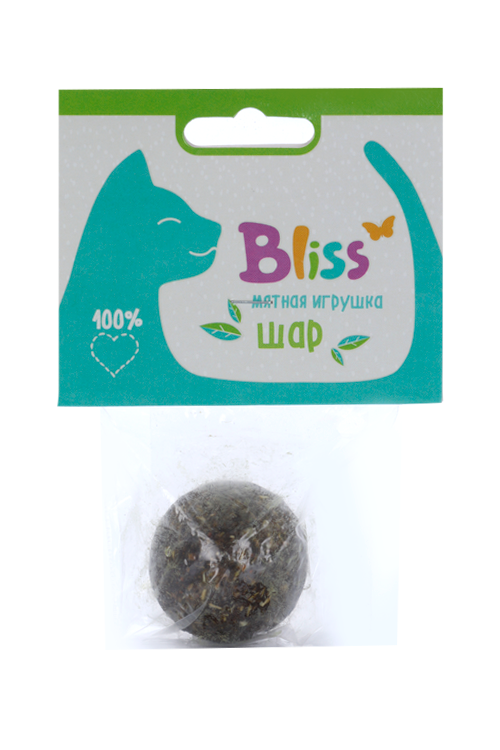 Игрушка Bliss д/кошек мятный шар